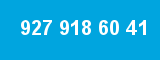 927 918 60 41 927 918 60 41